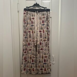 Anthropologie Lilka Multicolor Matryoshka Pajama Pants